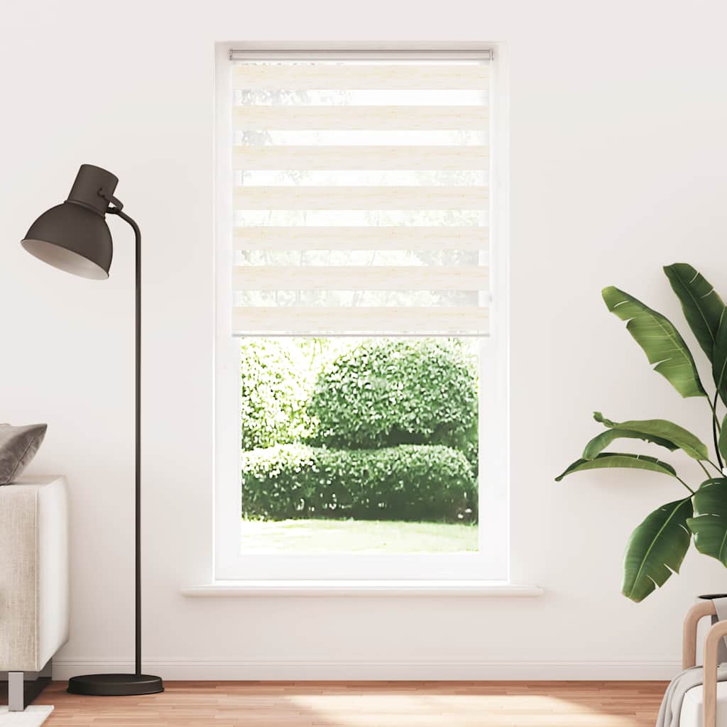 Doppelrollo Marmorbeige 110x200cm Stoffbreite 105,9 cm Polyester