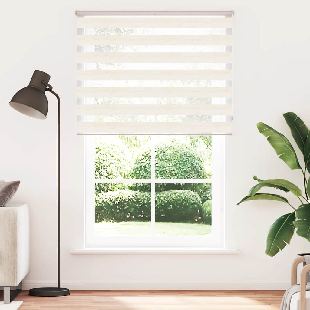 Doppelrollo Marmorbeige 145x200cm Stoffbreite 140,9 cm Polyester