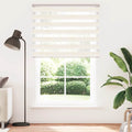 Doppelrollo Marmorbeige 145x200cm Stoffbreite 140,9 cm Polyester