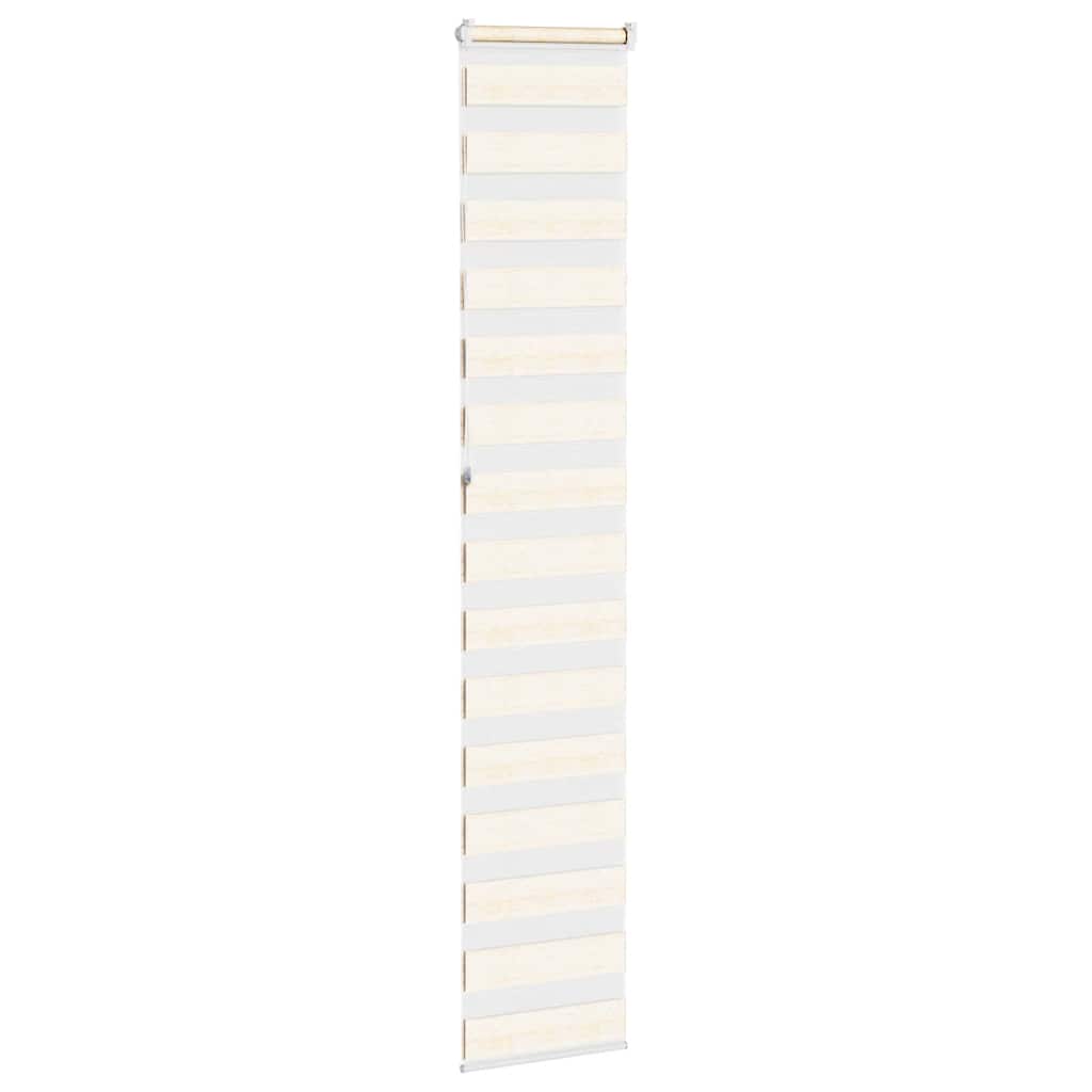 Doppelrollo Marmorbeige 45x230 cm Stoffbreite 40,9 cm Polyester