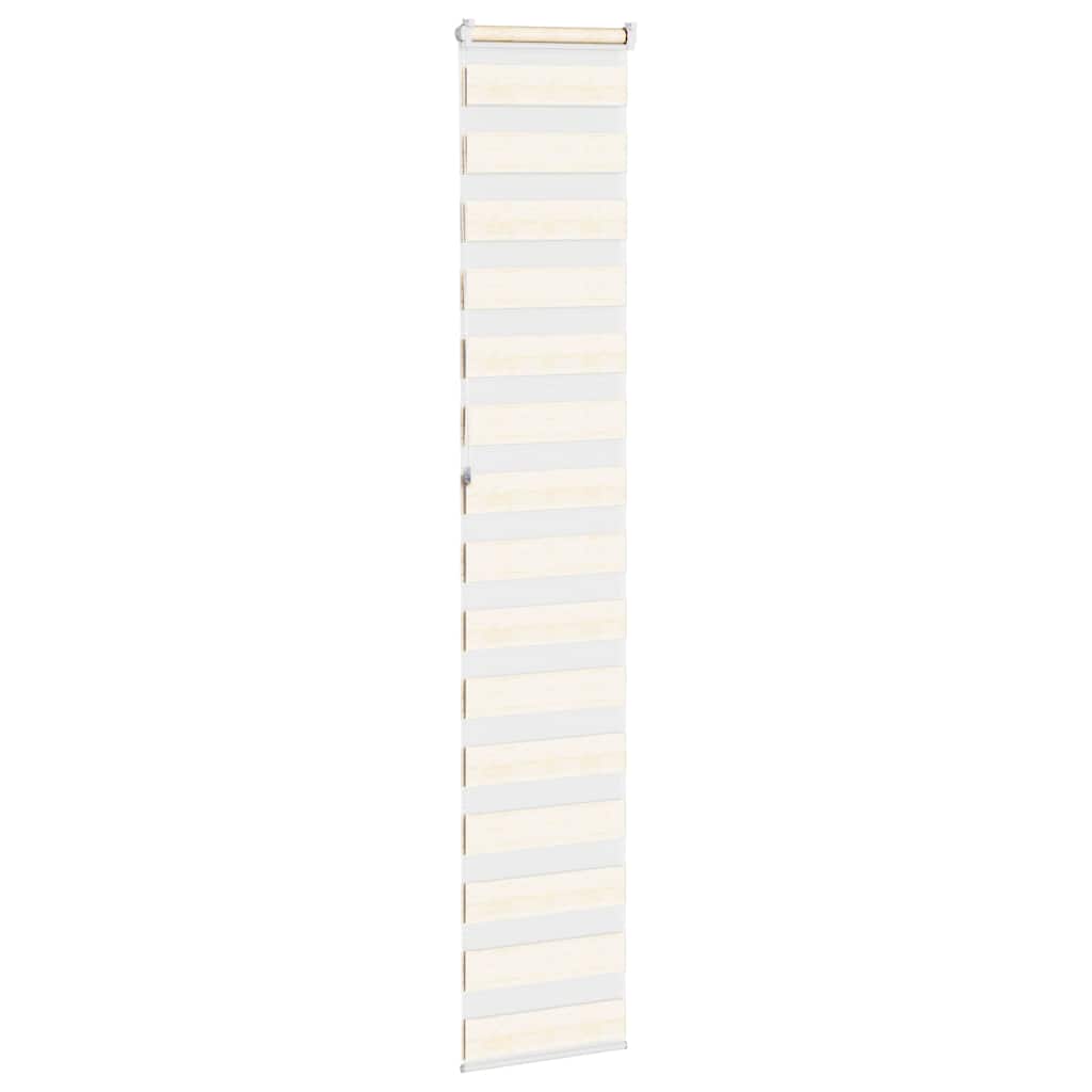 Doppelrollo Marmorbeige 50x230 cm Stoffbreite 45,9 cm Polyester