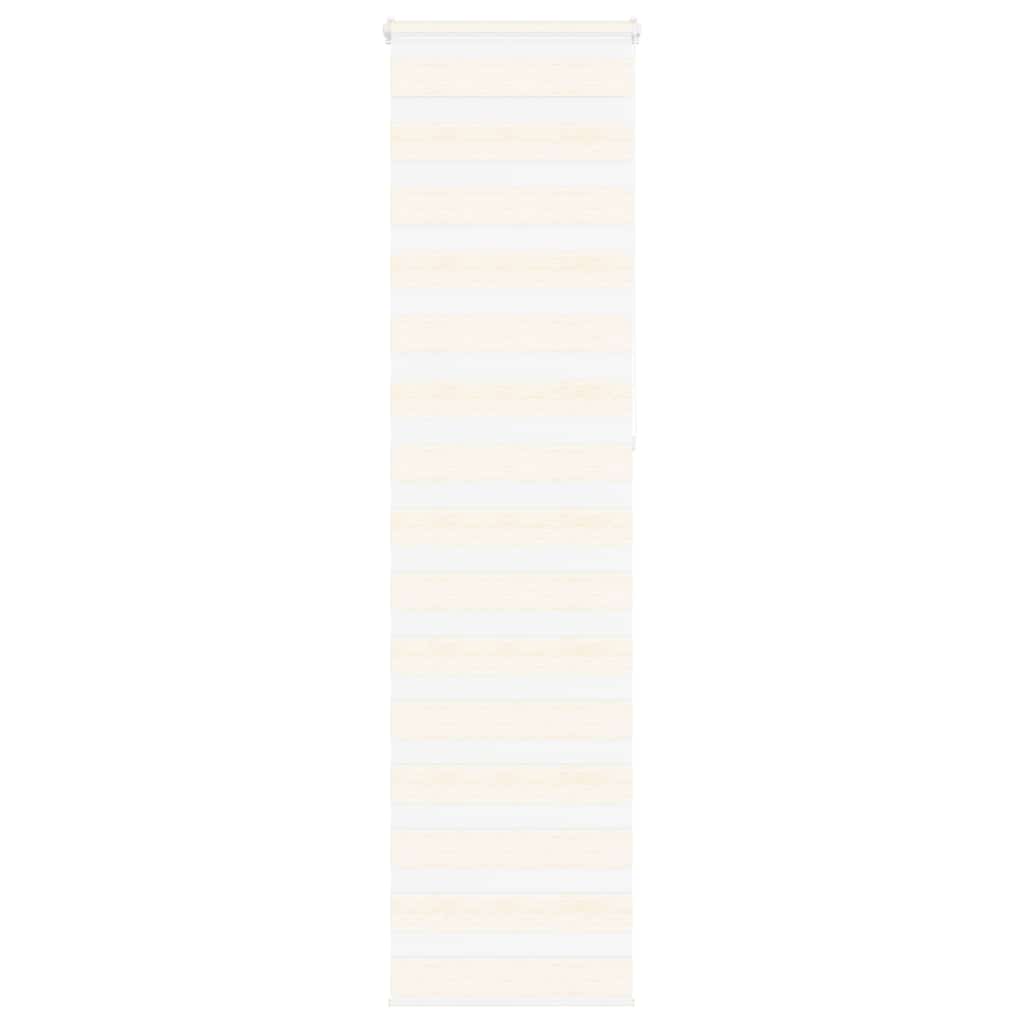 Doppelrollo Marmorbeige 60x230 cm Stoffbreite 55,9 cm Polyester