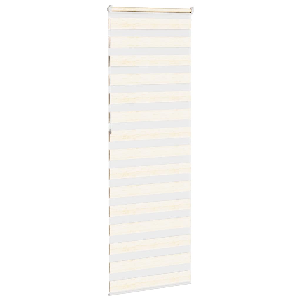 Doppelrollo Marmorbeige 75x230 cm Stoffbreite 70,9 cm Polyester