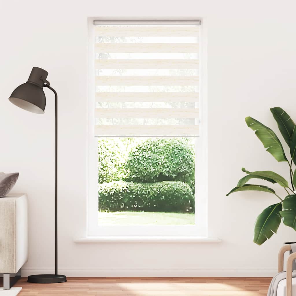 Doppelrollo Marmorbeige 105x230cm Stoffbreite 100,9 cm Polyester