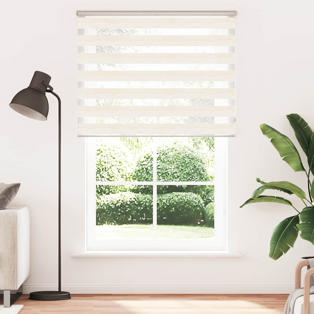 Doppelrollo Marmorbeige 140x230cm Stoffbreite 135,9 cm Polyester