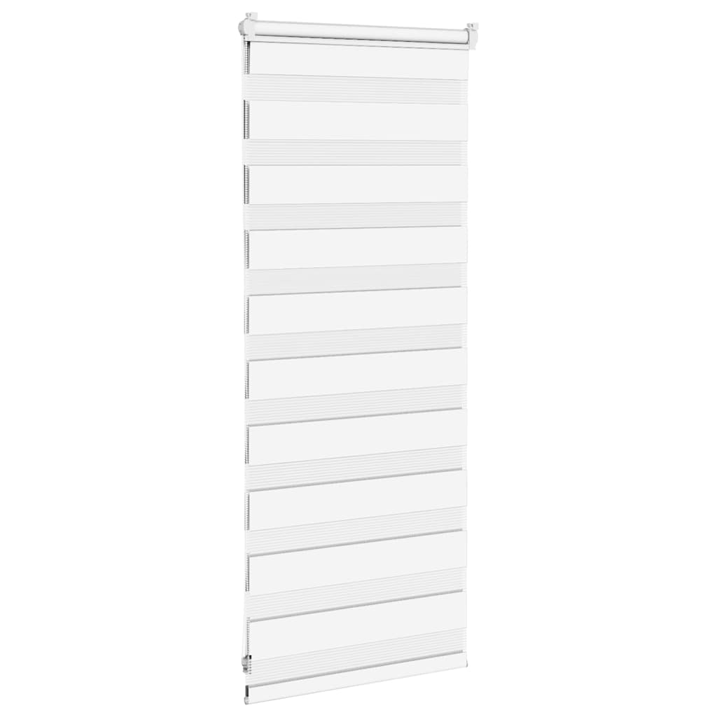 Doppelrollo Weiß 65x100 cm Stoffbreite 60,9 cm Polyester