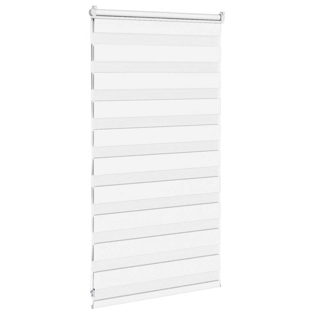 Doppelrollo Weiß 75x100 cm Stoffbreite 70,9 cm Polyester