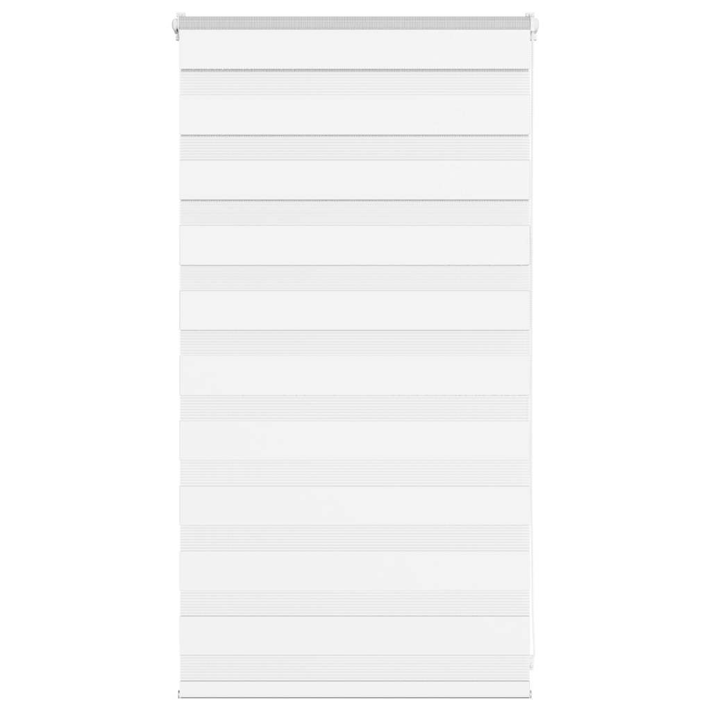 Doppelrollo Weiß 85x100 cm Stoffbreite 80,9 cm Polyester