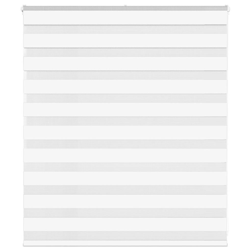 Doppelrollo Weiß 120x100 cm Stoffbreite 115,9 cm Polyester