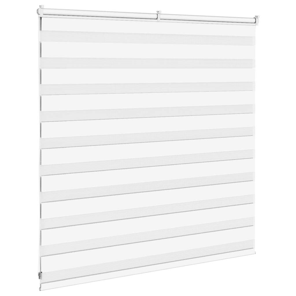Doppelrollo Weiß 145x100 cm Stoffbreite 140,9 cm Polyester