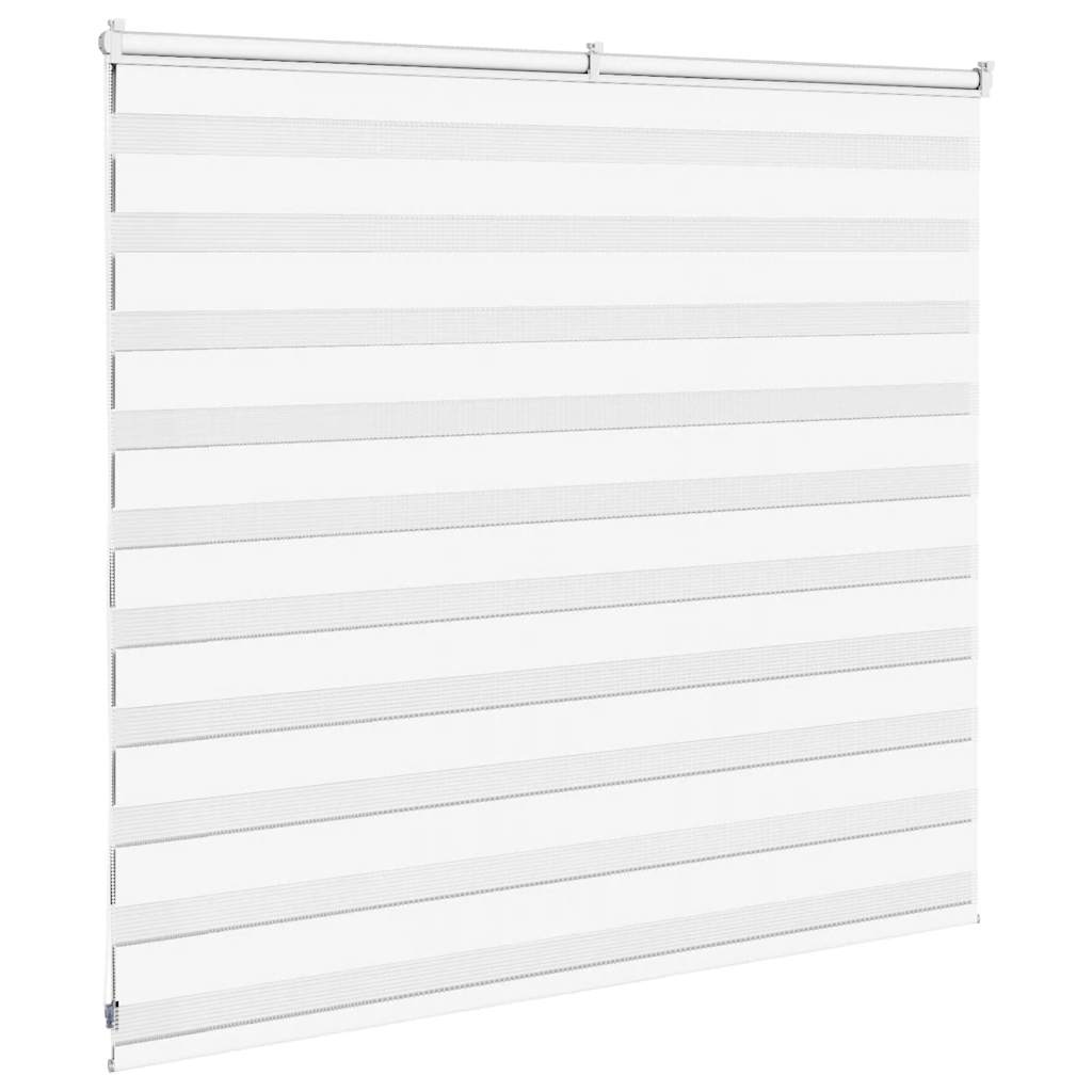 Doppelrollo Weiß 165x100 cm Stoffbreite 160,9 cm Polyester