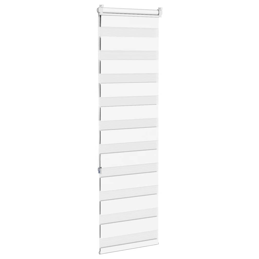 Doppelrollo Weiß 45x150 cm Stoffbreite 40,9 cm Polyester