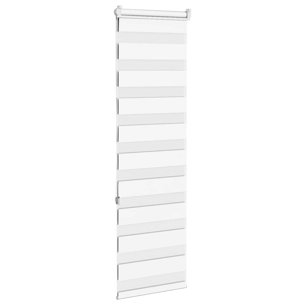 Doppelrollo Weiß 50x150 cm Stoffbreite 45,9 cm Polyester