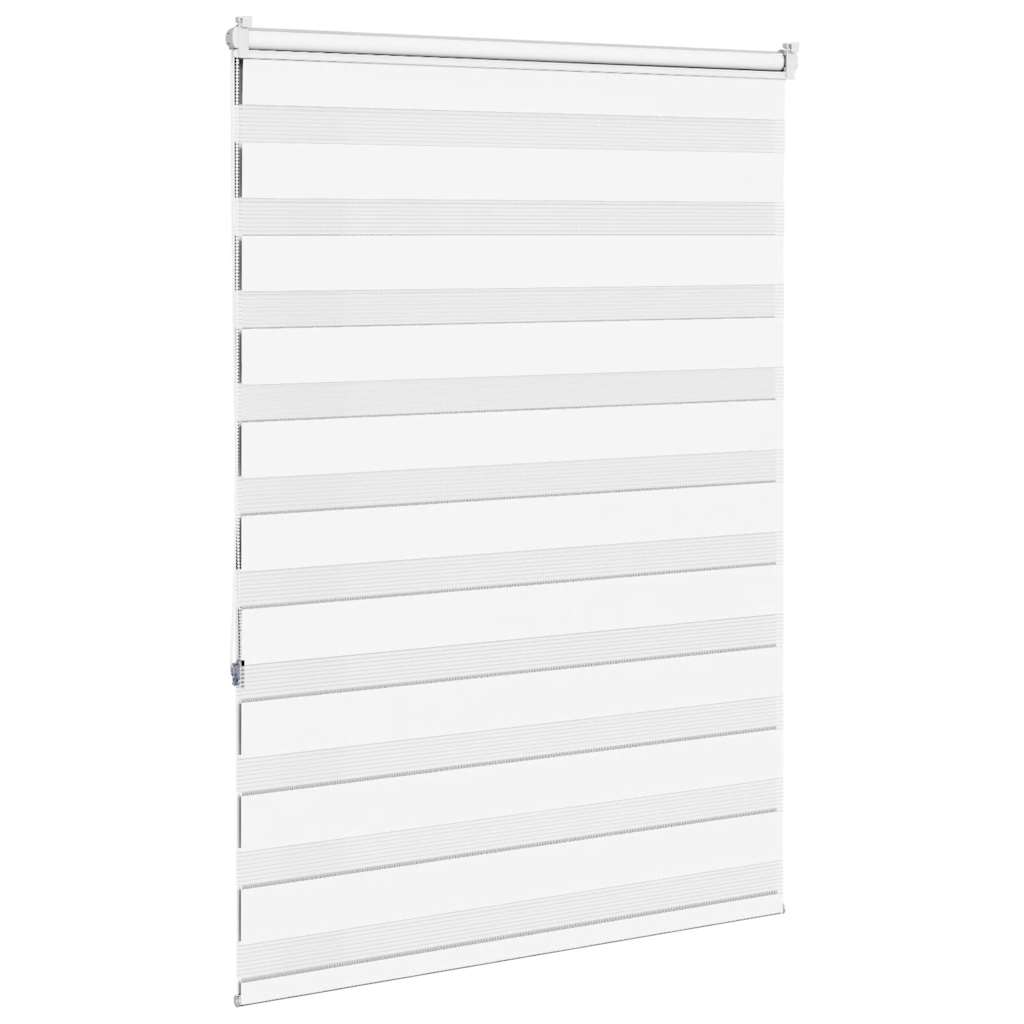 Doppelrollo Weiß 115x150 cm Stoffbreite 110,9 cm Polyester