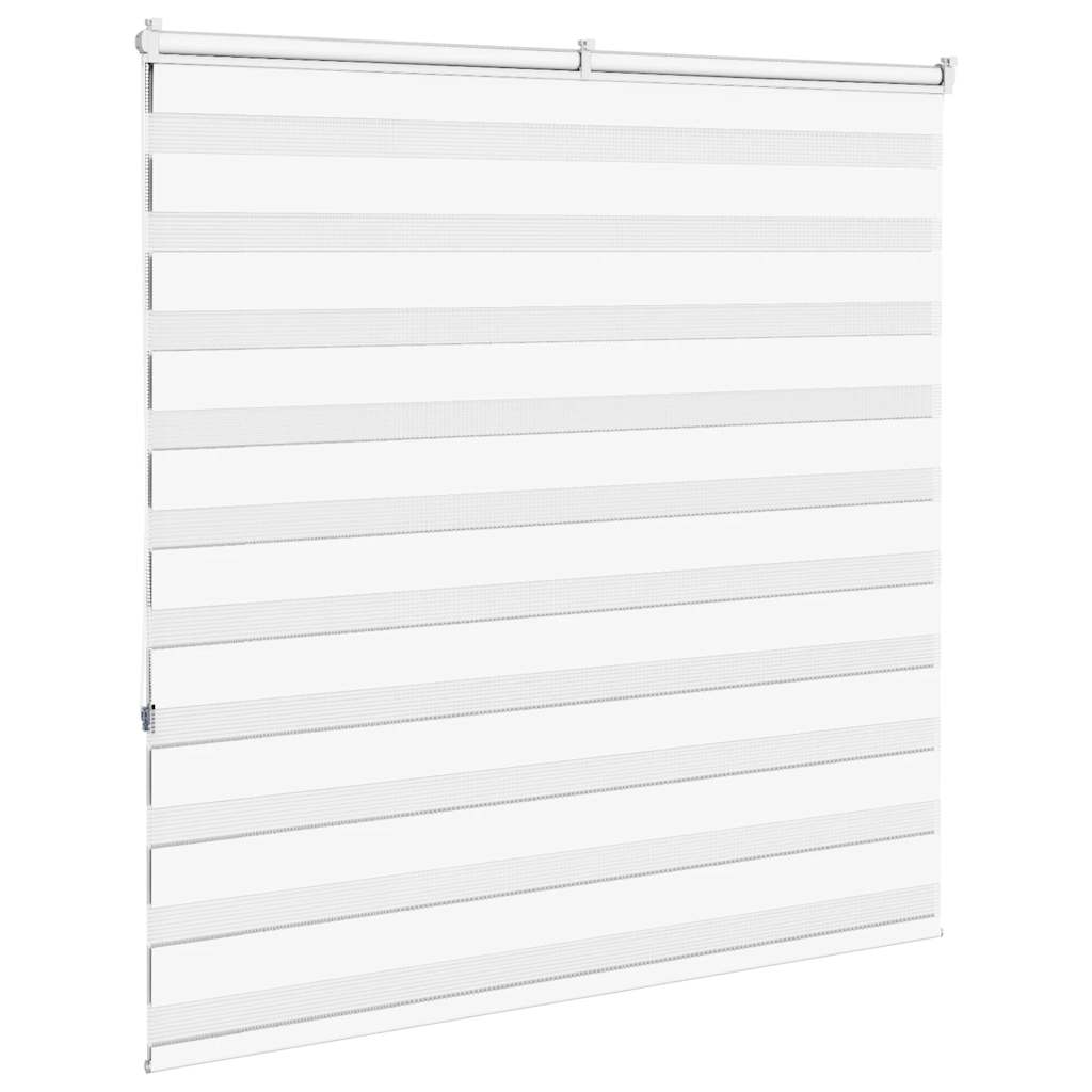 Doppelrollo Weiß 140x150 cm Stoffbreite 135,9 cm Polyester