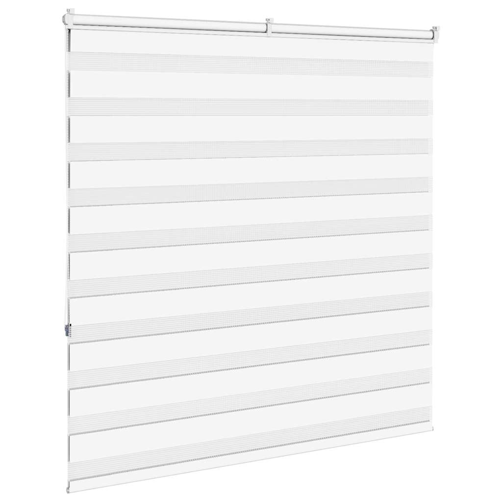Doppelrollo Weiß 150x150 cm Stoffbreite 145,9 cm Polyester