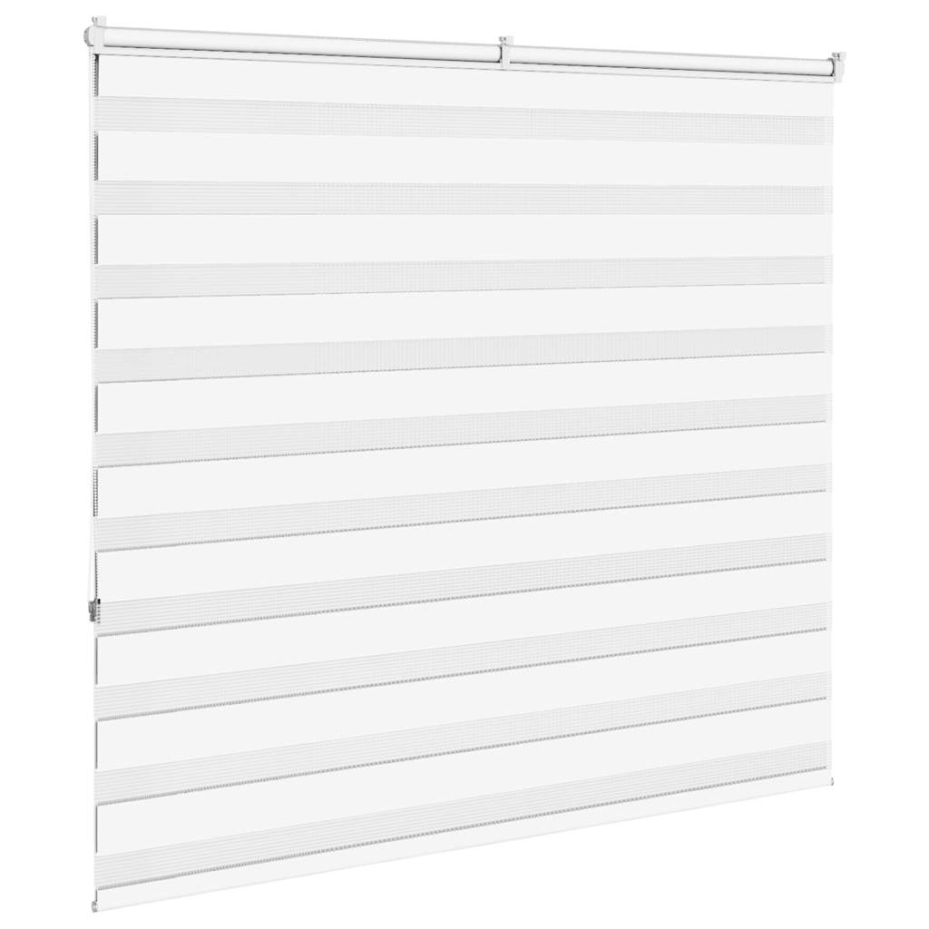 Doppelrollo Weiß 160x150 cm Stoffbreite 155,9 cm Polyester