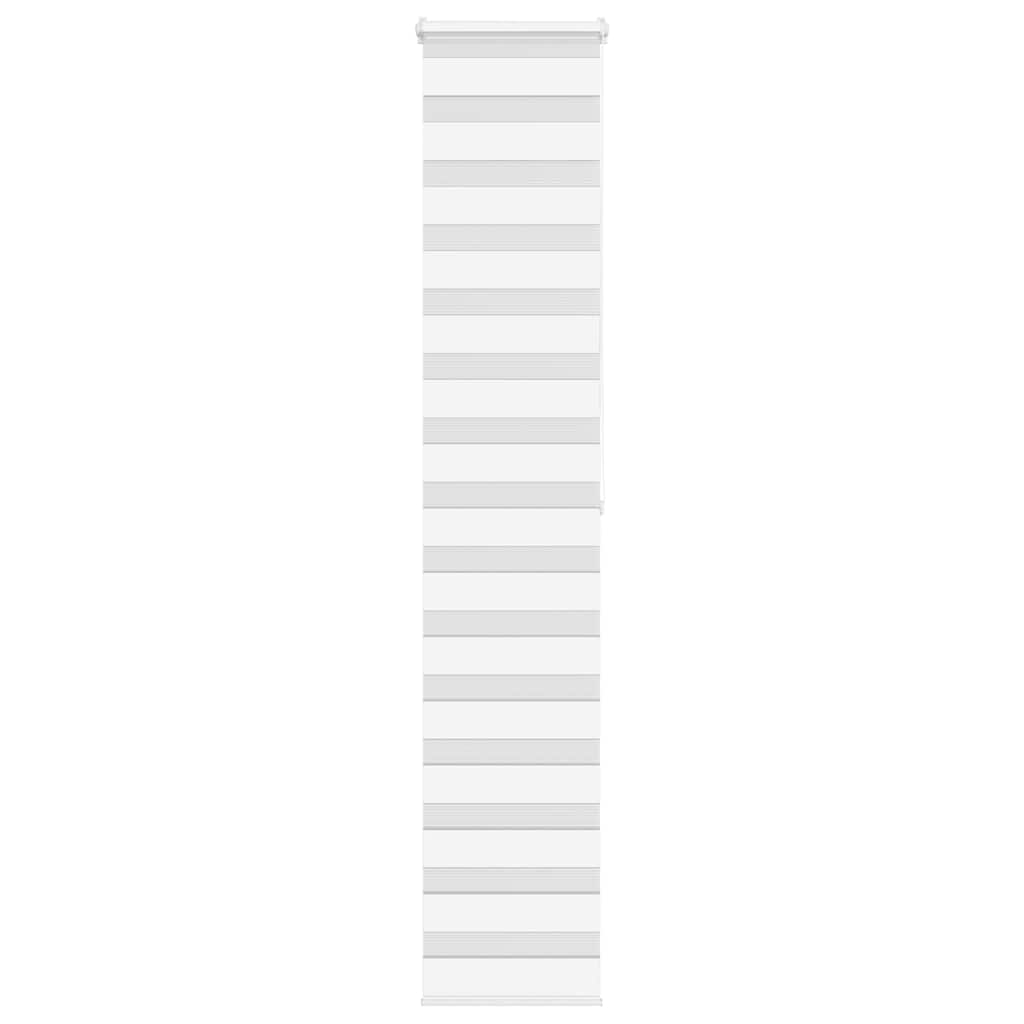 Doppelrollo Weiß 40x200 cm Stoffbreite 35,9 cm Polyester