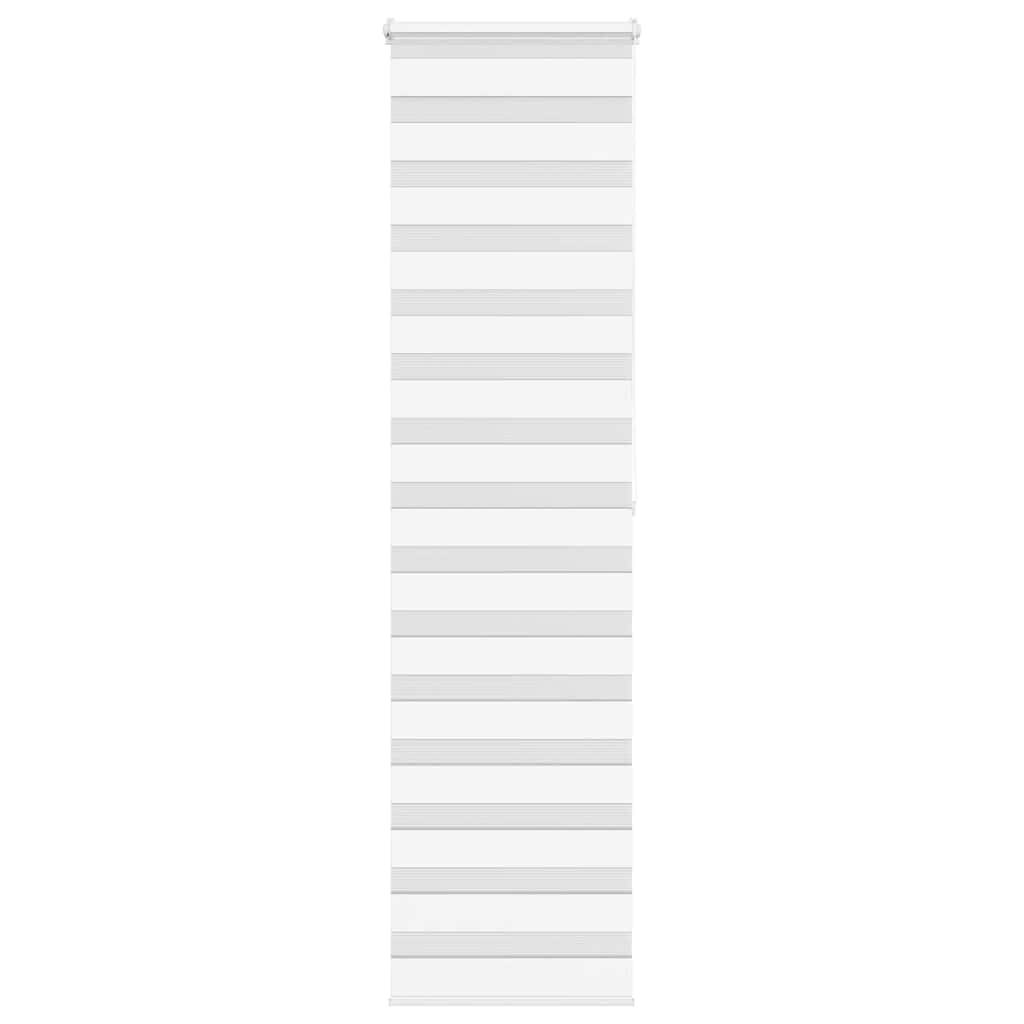 Doppelrollo Weiß 65x200 cm Stoffbreite 60,9 cm Polyester