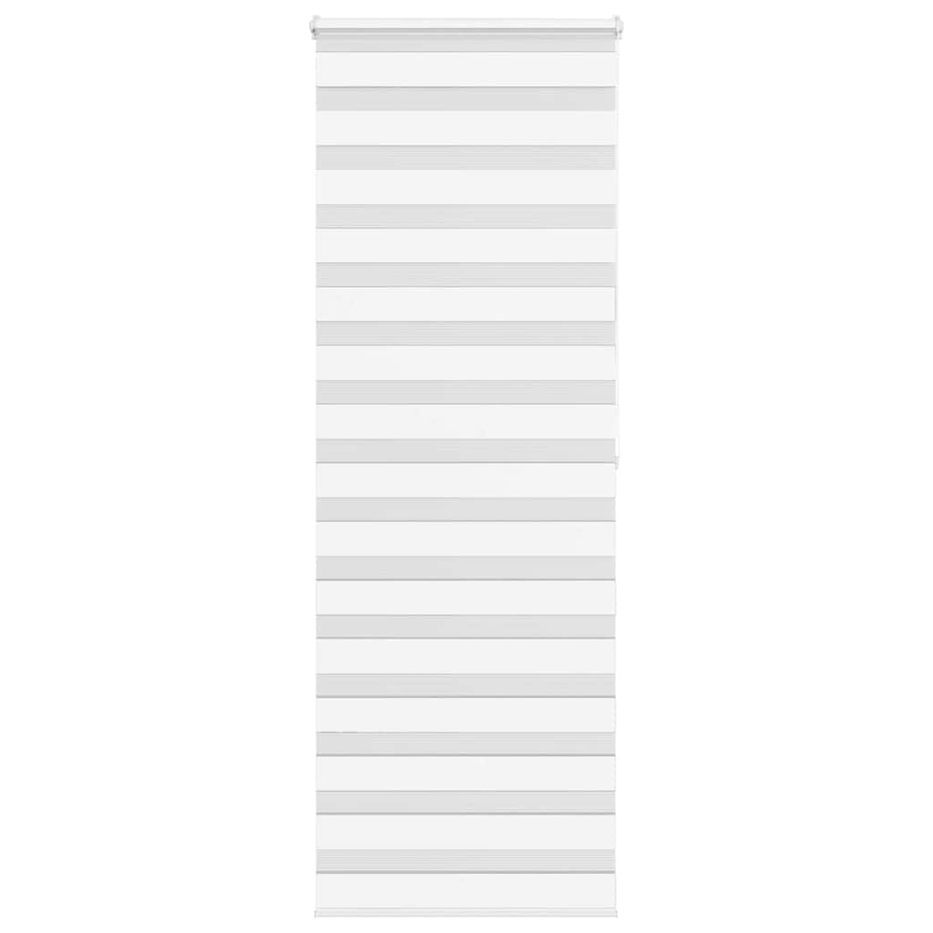 Doppelrollo Weiß 80x200 cm Stoffbreite 75,9 cm Polyester