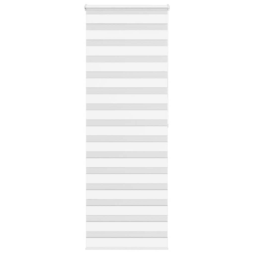 Doppelrollo Weiß 85x200 cm Stoffbreite 80,9 cm Polyester