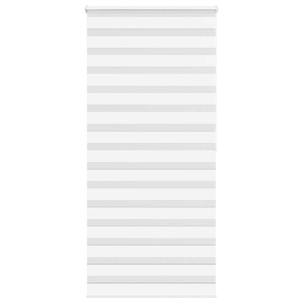 Doppelrollo Weiß 105x200 cm Stoffbreite 100,9 cm Polyester
