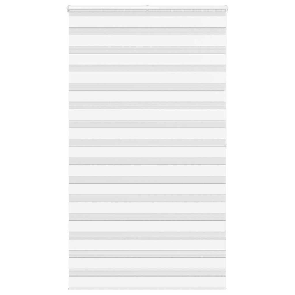 Doppelrollo Weiß 120x200 cm Stoffbreite 115,9 cm Polyester