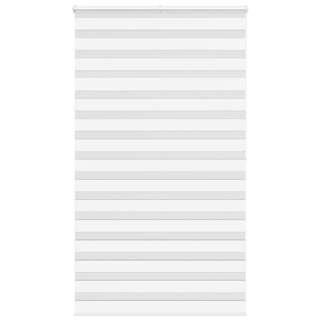 Doppelrollo Weiß 125x200 cm Stoffbreite 120,9 cm Polyester