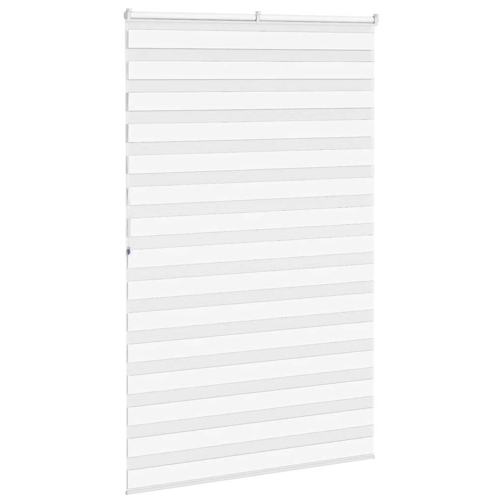 Doppelrollo Weiß 145x200 cm Stoffbreite 140,9 cm Polyester