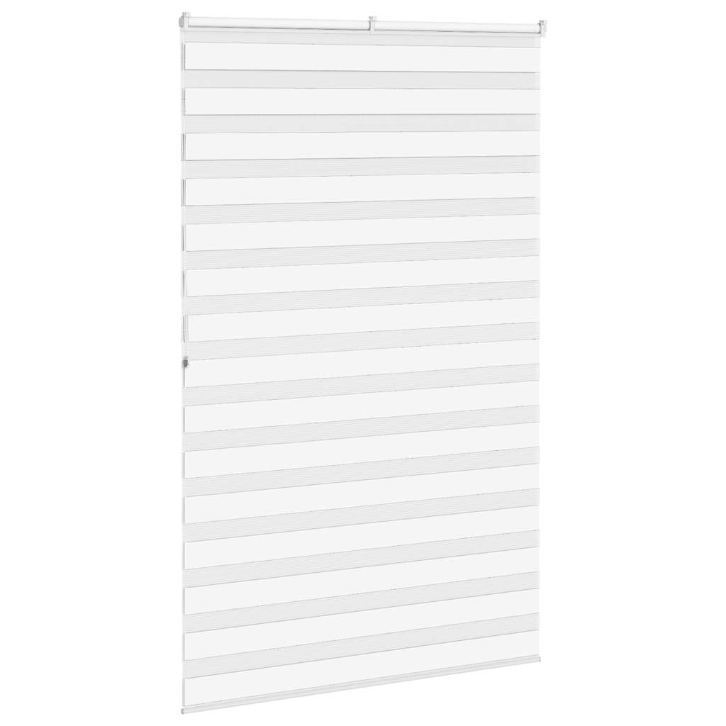 Doppelrollo Weiß 150x200 cm Stoffbreite 145,9 cm Polyester