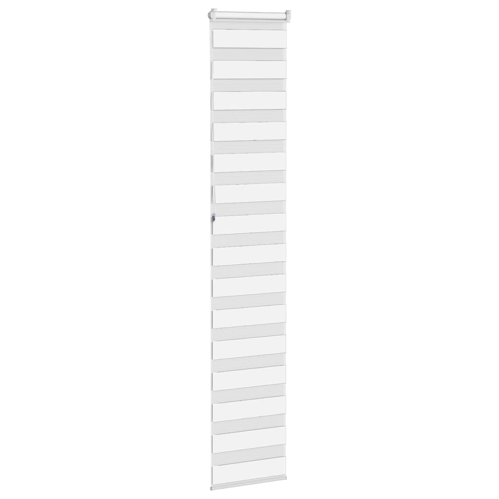Doppelrollo Weiß 50x230 cm Stoffbreite 45,9 cm Polyester