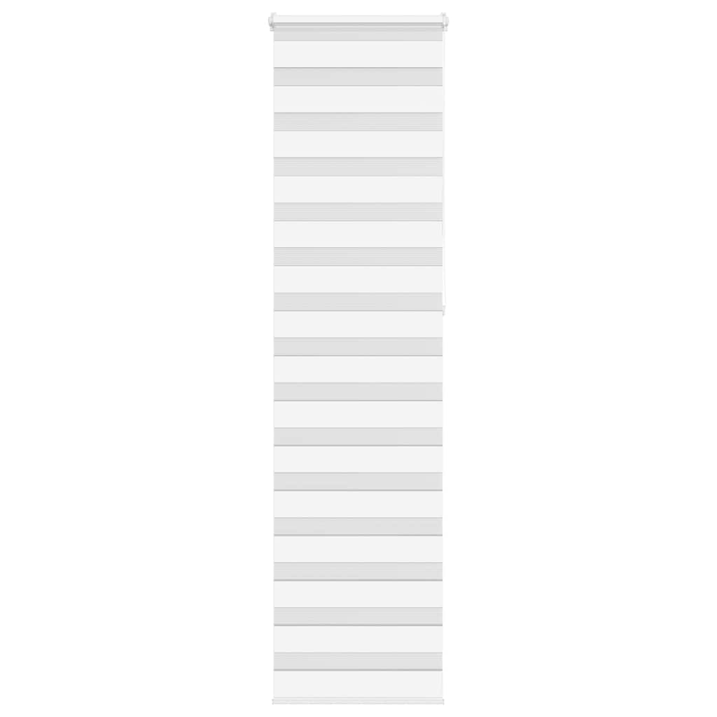 Doppelrollo Weiß 60x230 cm Stoffbreite 55,9 cm Polyester