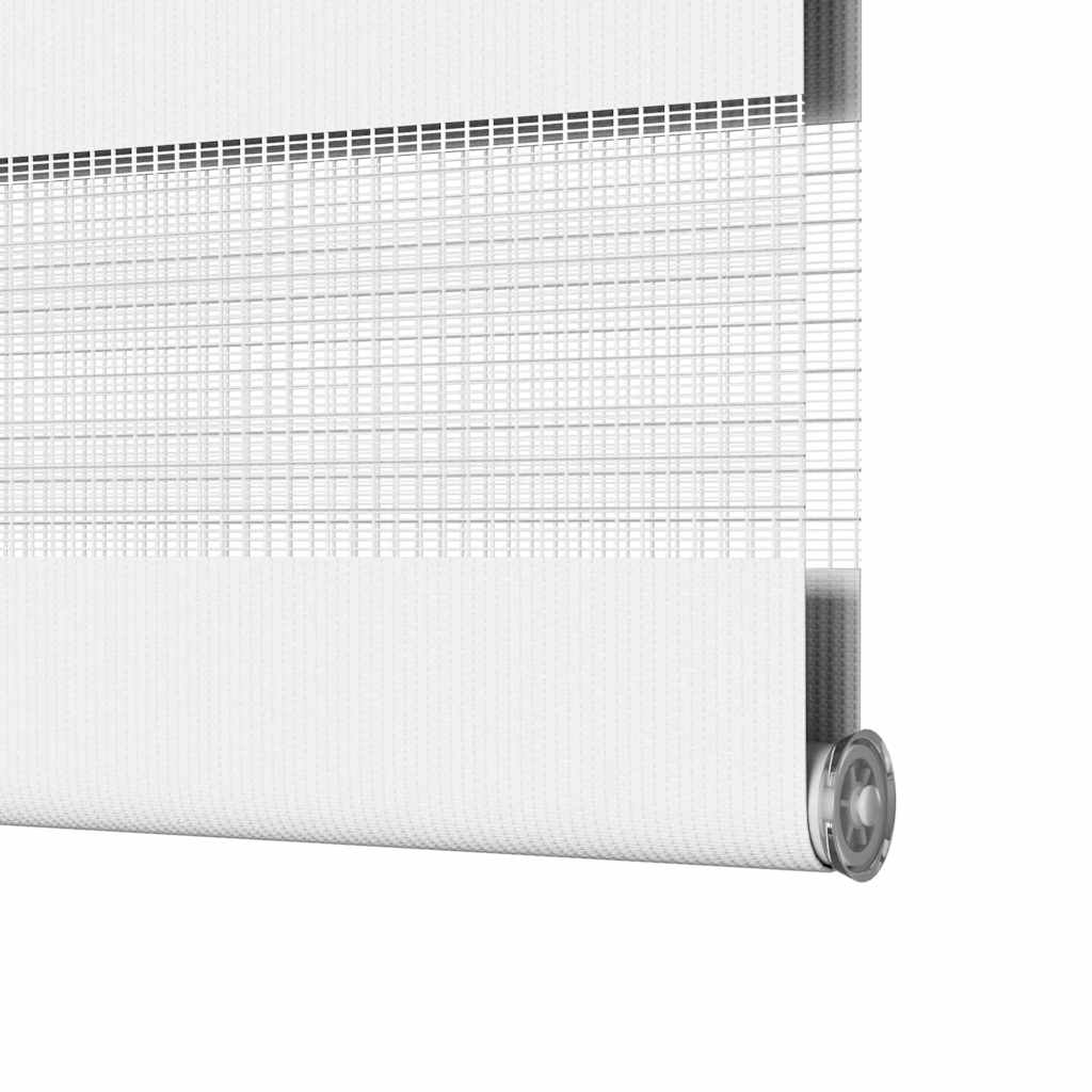 Doppelrollo Weiß 65x230 cm Stoffbreite 60,9 cm Polyester
