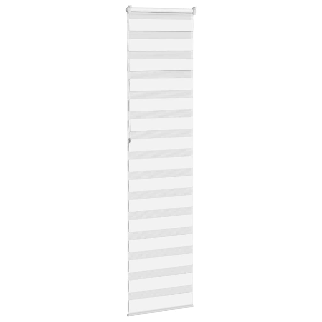 Doppelrollo Weiß 65x230 cm Stoffbreite 60,9 cm Polyester