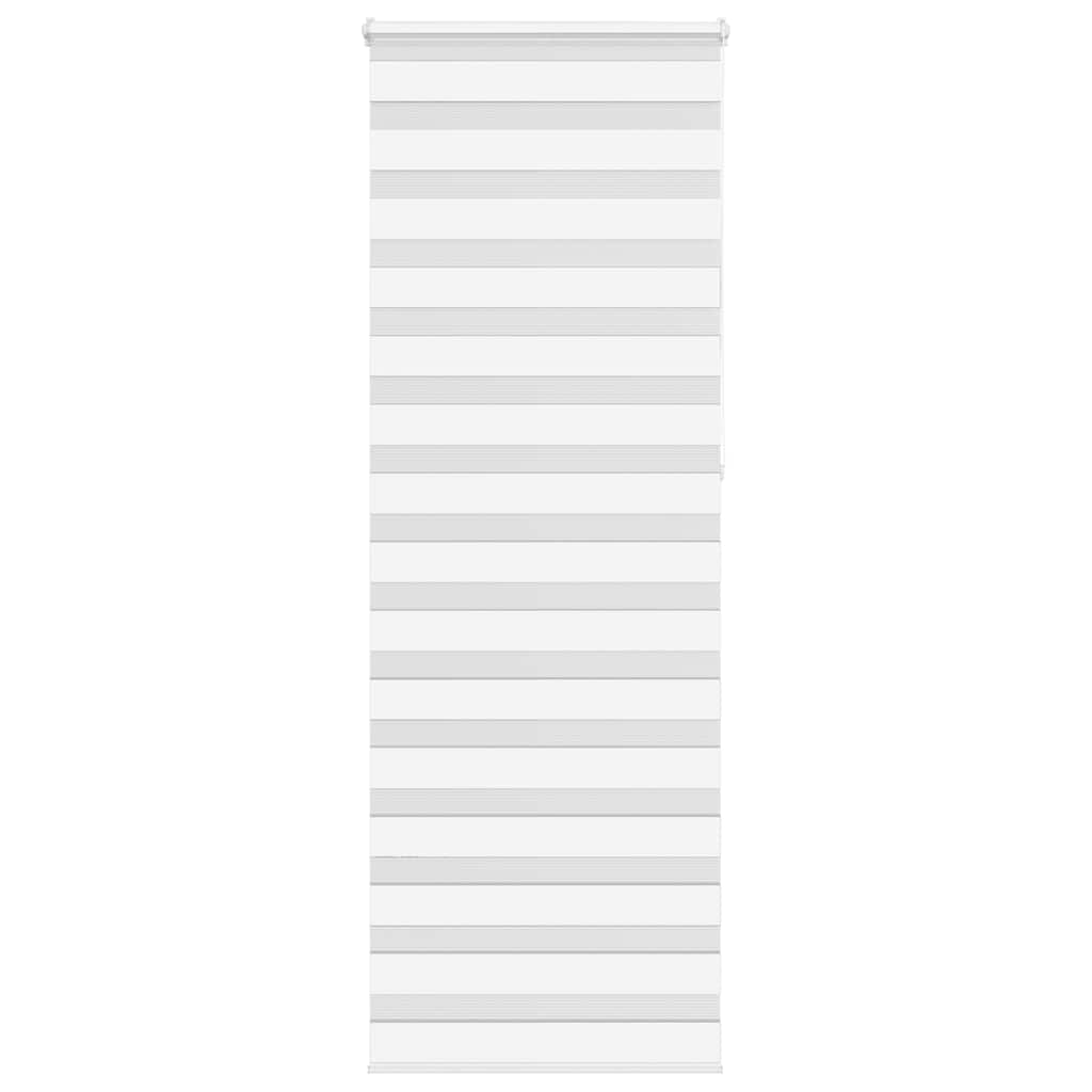 Doppelrollo Weiß 75x230 cm Stoffbreite 70,9 cm Polyester