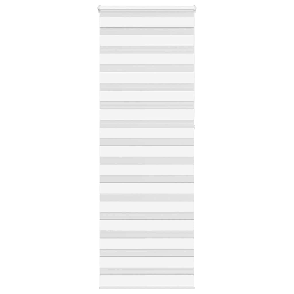 Doppelrollo Weiß 90x230 cm Stoffbreite 85,9 cm Polyester