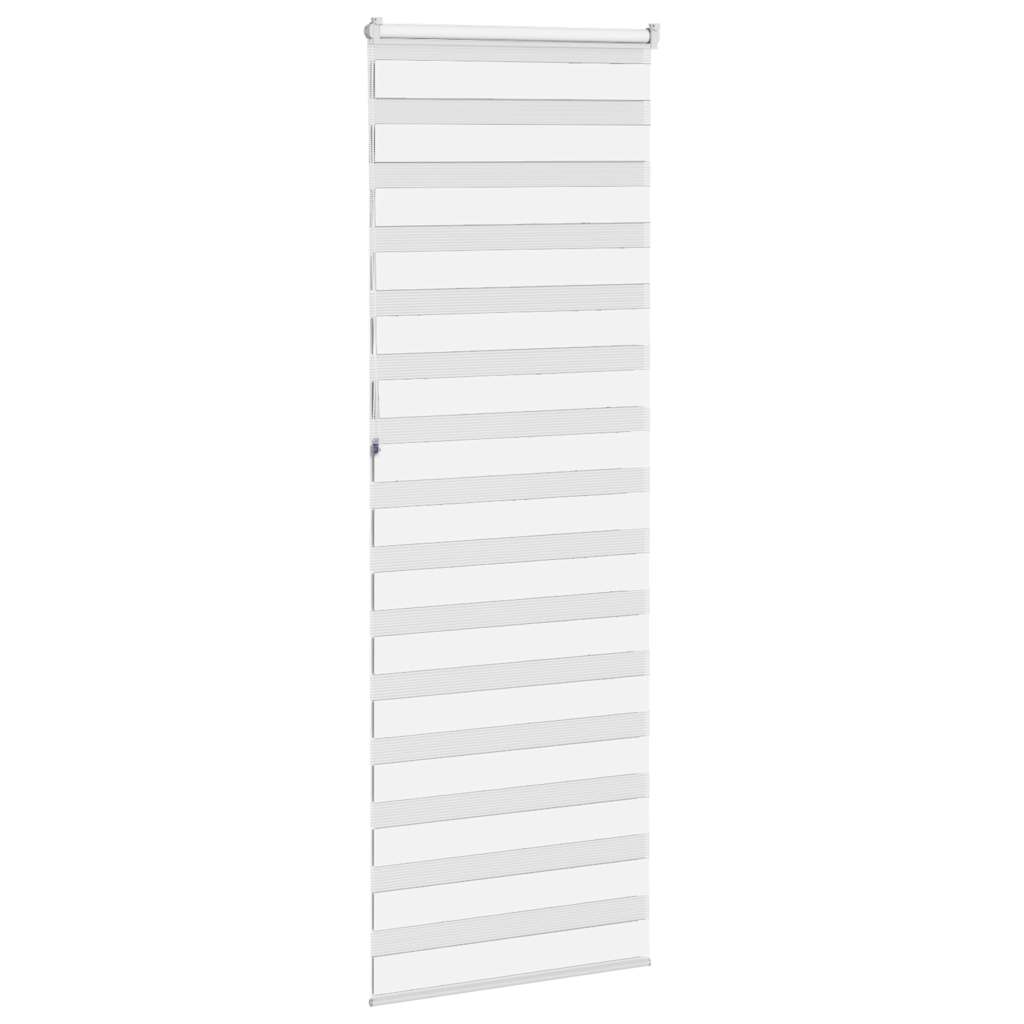 Doppelrollo Weiß 90x230 cm Stoffbreite 85,9 cm Polyester