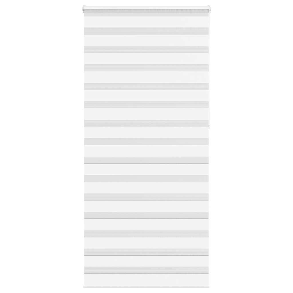 Doppelrollo Weiß 95x230 cm Stoffbreite 90,9 cm Polyester