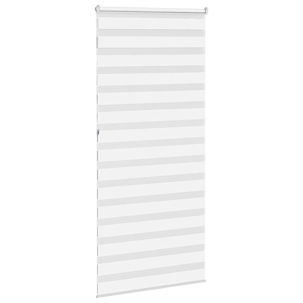 Doppelrollo Weiß 100x230 cm Stoffbreite 95,9 cm Polyester