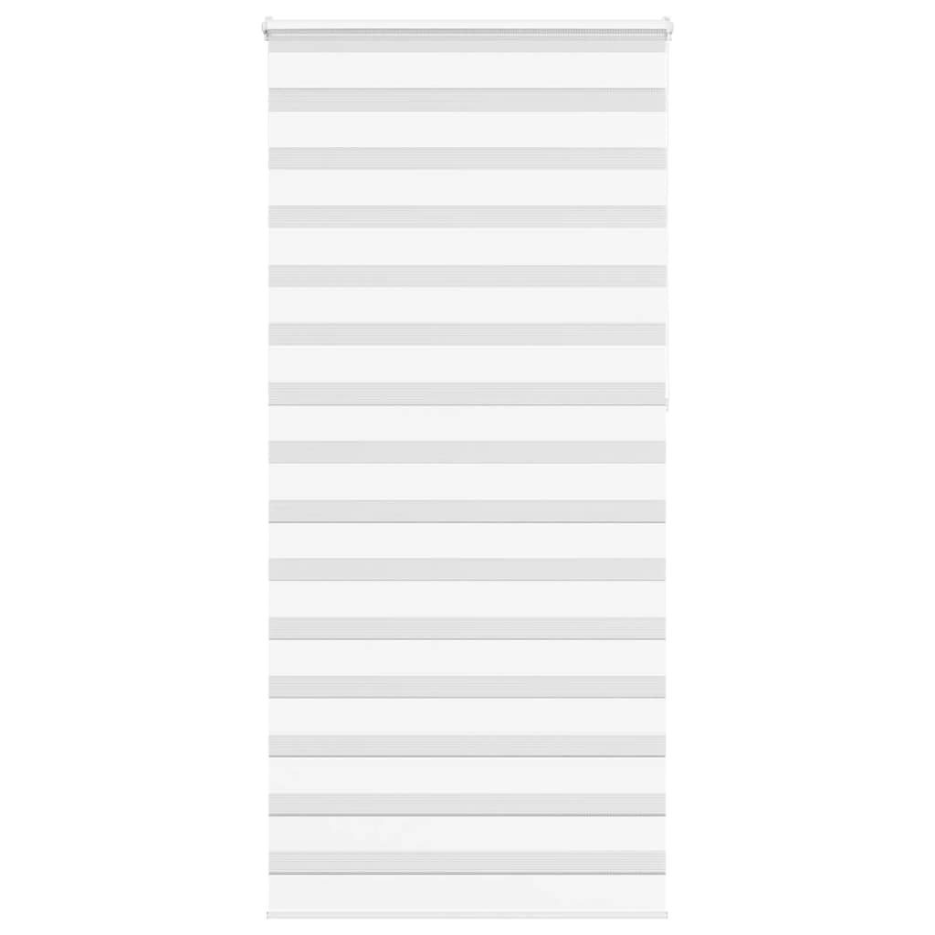Doppelrollo Weiß 110x230 cm Stoffbreite 105,9 cm Polyester