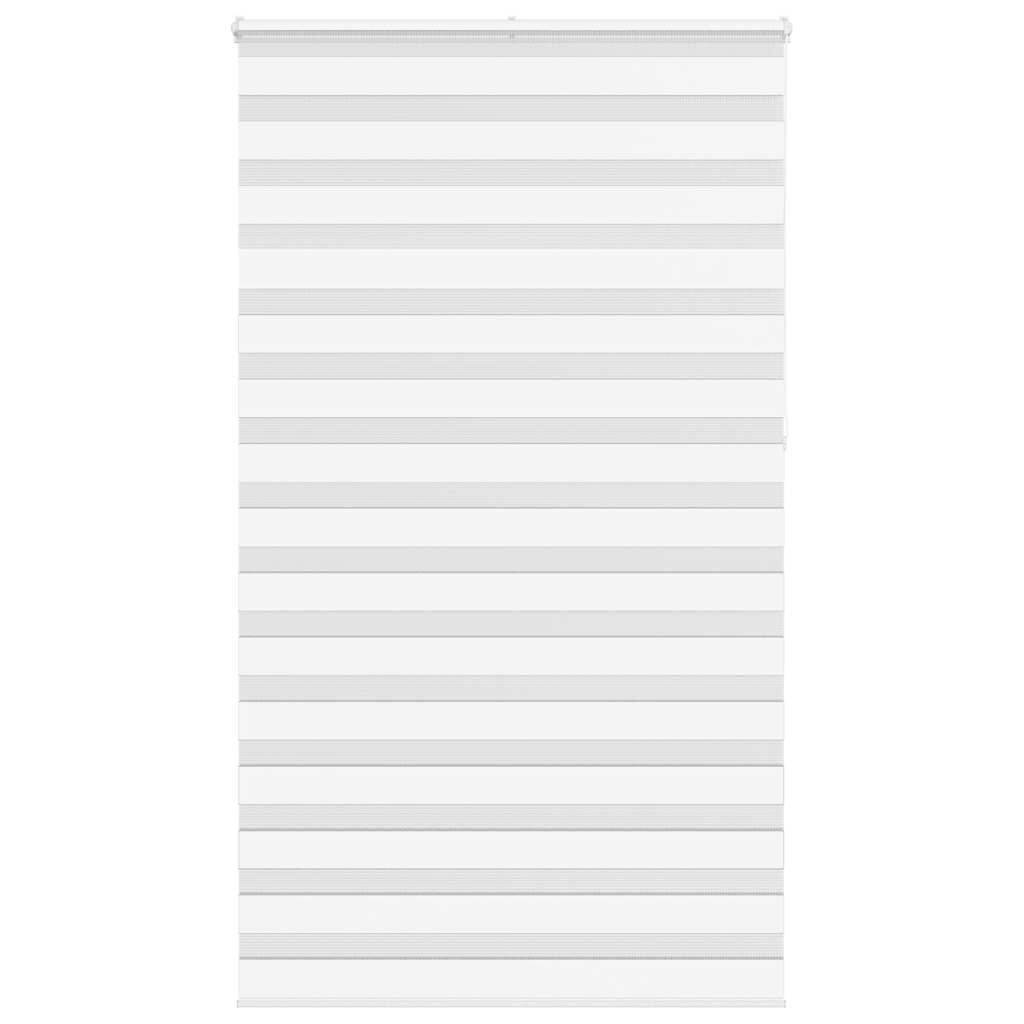 Doppelrollo Weiß 125x230 cm Stoffbreite 120,9 cm Polyester