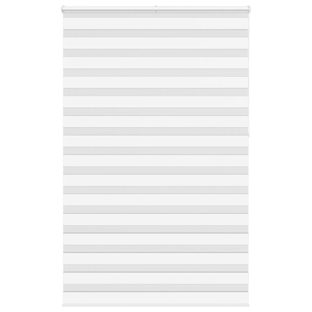 Doppelrollo Weiß 140x230 cm Stoffbreite 135,9 cm Polyester