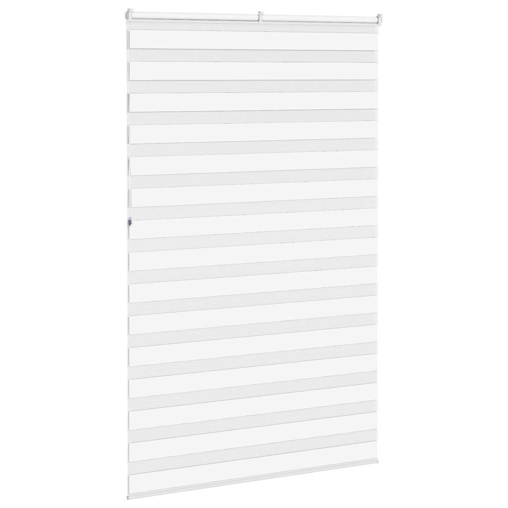 Doppelrollo Weiß 145x230 cm Stoffbreite 140,9 cm Polyester