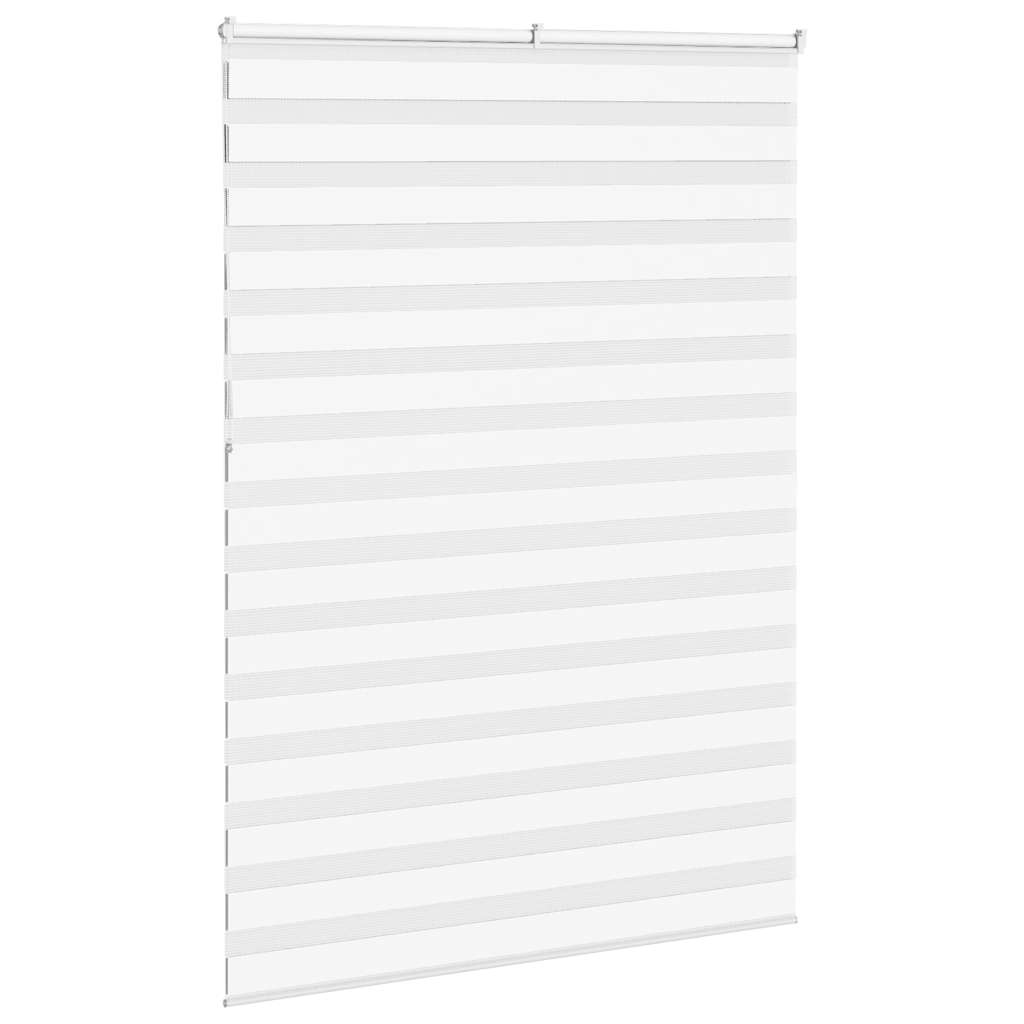 Doppelrollo Weiß 160x230 cm Stoffbreite 155,9 cm Polyester