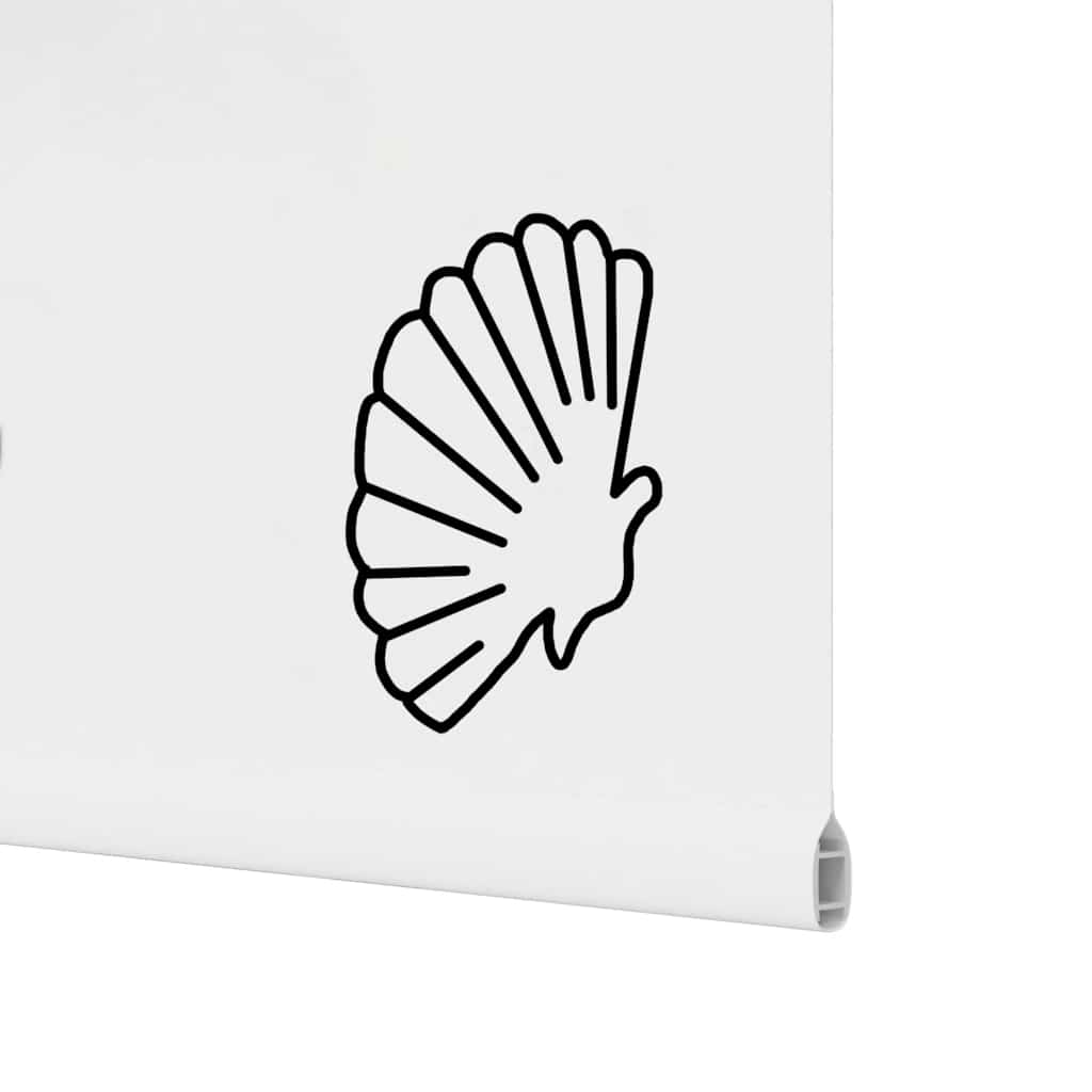 Duschrollo 80x240 cm Stoffbreite 76 cm