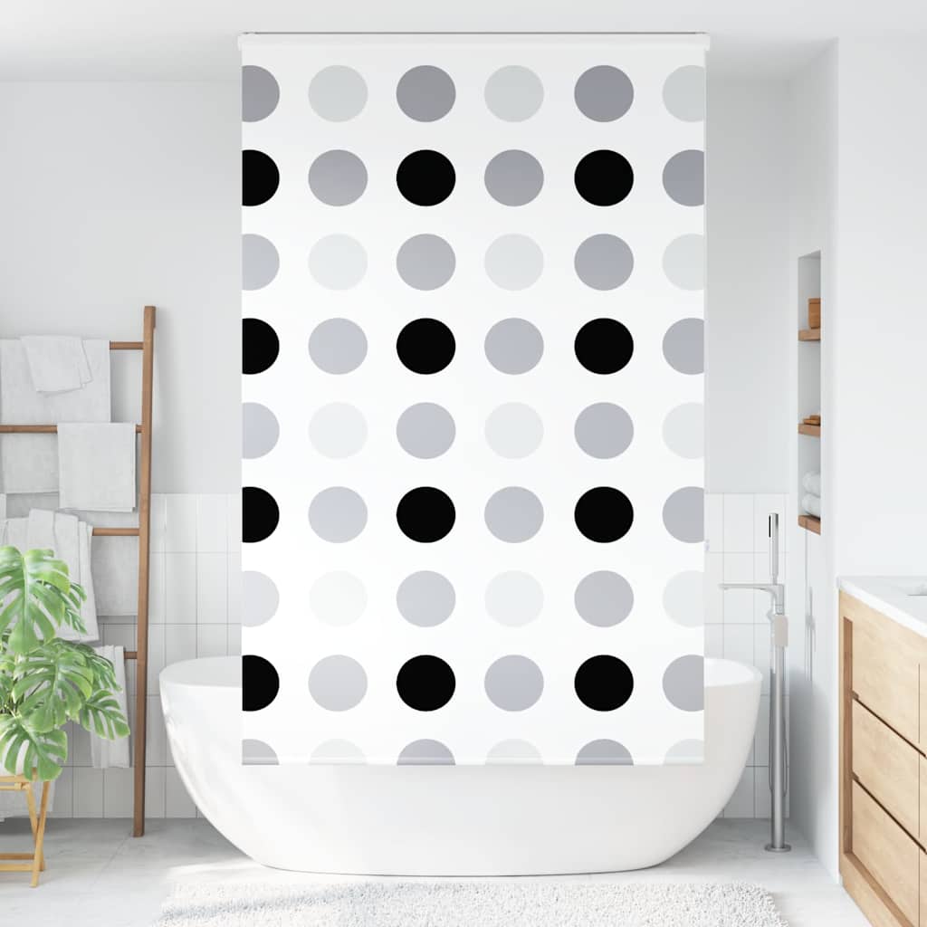Duschrollo mit Kassette 140x240 cm Stoffbreite 136 cm