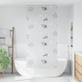 Duschrollo mit Kassette 90x240 cm Stoffbreite 86 cm