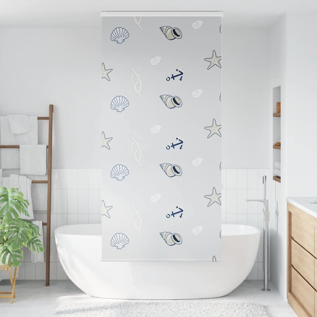 Duschrollo mit Kassette 100x240 cm Stoffbreite 96 cm