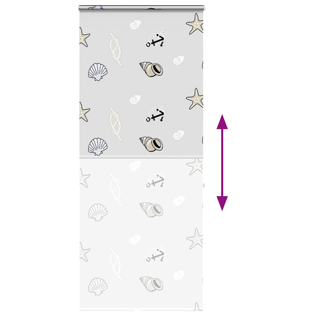 Duschrollo mit Kassette 100x240 cm Stoffbreite 96 cm
