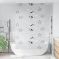 Duschrollo mit Kassette 120x240 cm Stoffbreite 116 cm